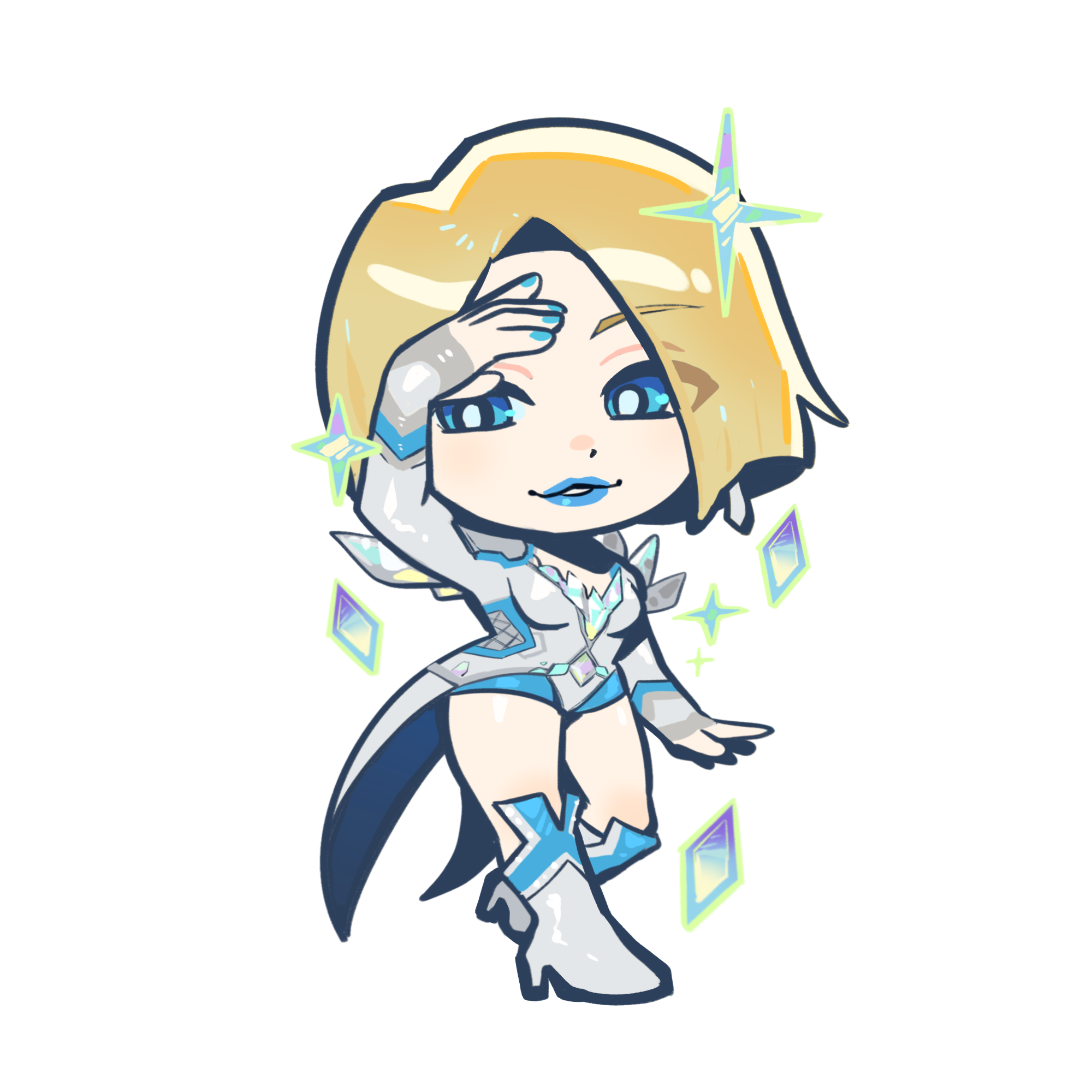 EMMA - RAINBOW ACRYLIC KEYCHAIN