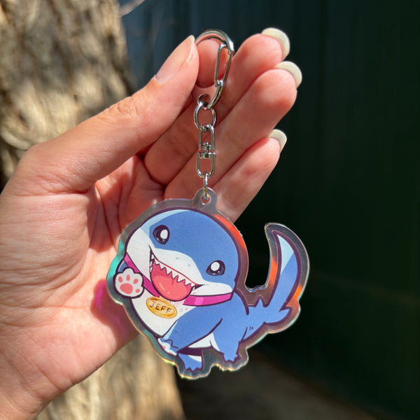 JEFF - RAINBOW ACRYLIC KEYCHAIN