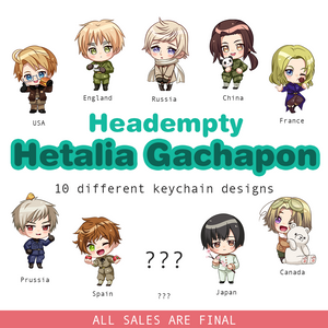 HETALIA KEYCHAIN - MYSTERY BAG