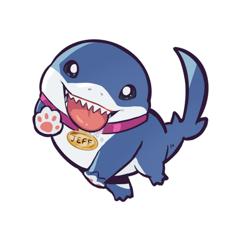 JEFF - RAINBOW ACRYLIC KEYCHAIN
