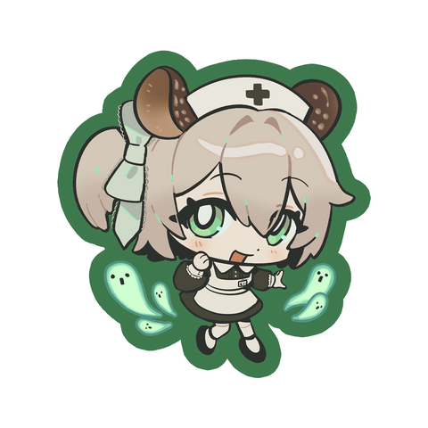 NIMI NIGHTMARE - GREEN KEYCHAIN