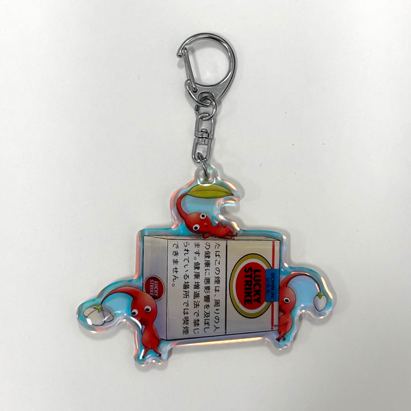 [B]IKMIN LUCKY STRIKE - RAINBOW ACRYLIC KEYCHAIN