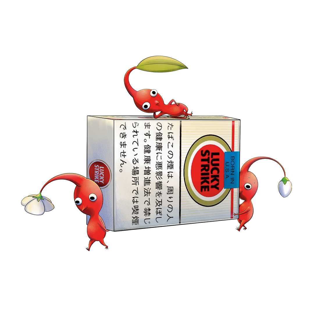 [B]IKMIN LUCKY STRIKE - RAINBOW ACRYLIC KEYCHAIN