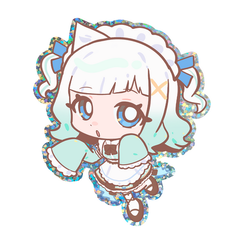 MINT - GLITTER STICKER
