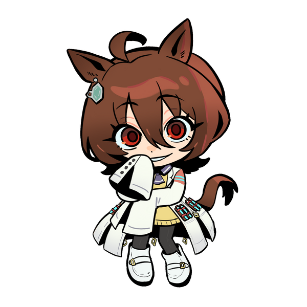 AGNES TACHYON- CLEAR KEYCHAIN