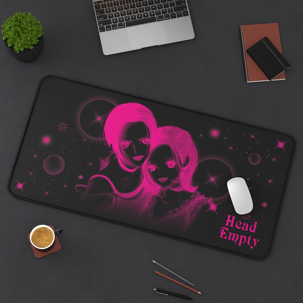 NANA Desk Mat - Black/Pink
