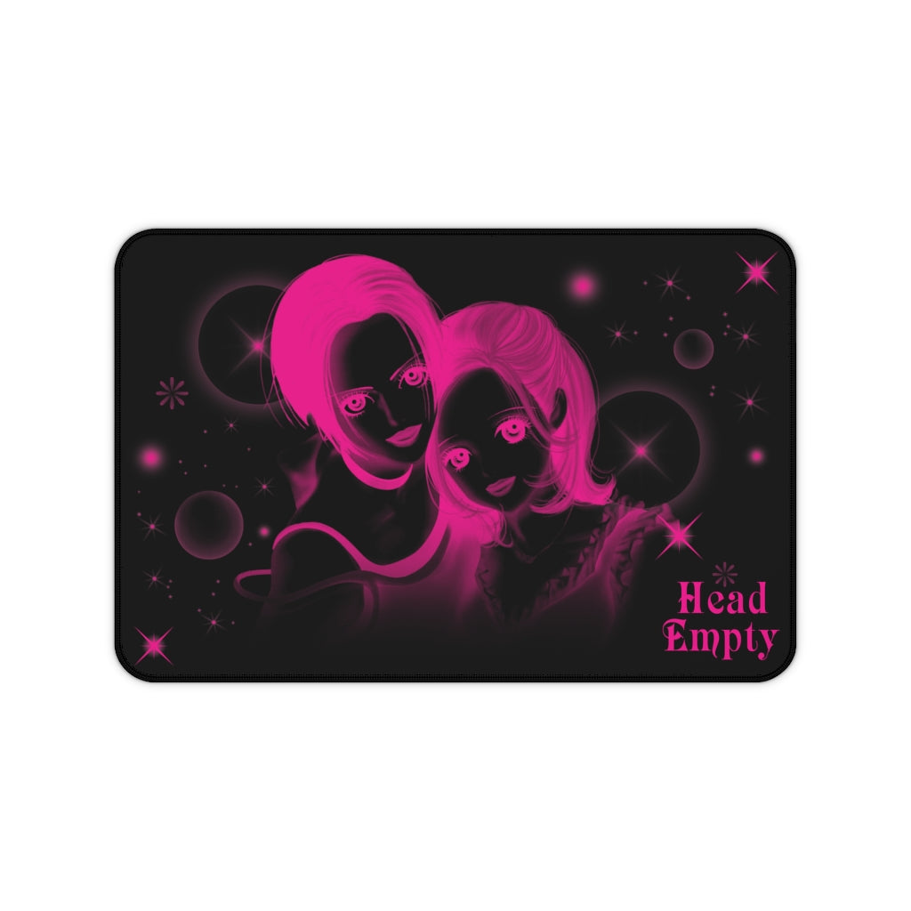 NANA Desk Mat - Black/Pink